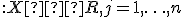 f_j&nbsp;: X → R, j = 1,\ldots, n