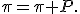 \pi=\pi P.