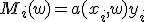 M_i(w) = a(x_i, w)y_i