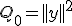 Q_0 = ||y||^2