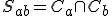 S_{ab} = C_a \cap C_b