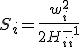 S_i=\frac{w_i^2}{2H^{-1}_{ii}}