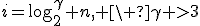 i=\log^{\gamma}_2 n, \ \gamma >3