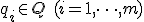 q_i \in Q \ (i = 1, \dots, m)